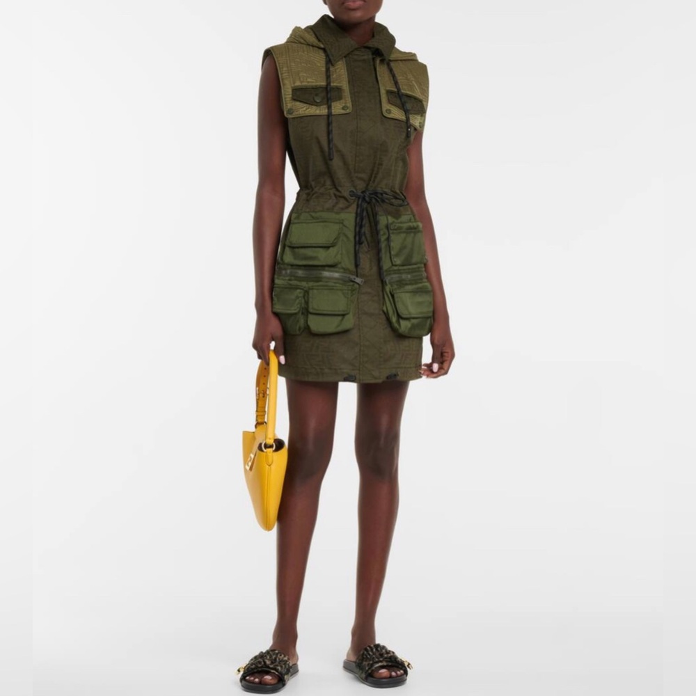 Fendi
FF Fish Eye hooded cargo dress